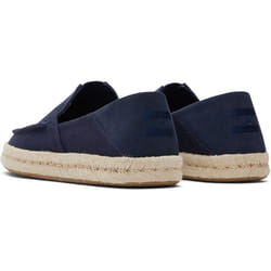 ) TOMS Alonso Jute Men's Navy Espadrilles - Blue, 12 (Adults'