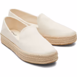 ) TOMS Carolina 100% Cotton Women's Natural Espadrilles - Not Specified, 8 (Adults'
