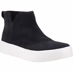 ) TOMS Verona Mid Leather Women's Black Boots - Black, 4 (Adults'