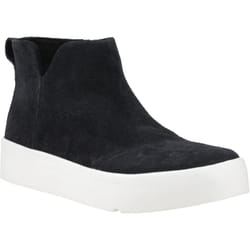 ) TOMS Verona Mid Leather Women's Black Boots - Black, 4 (Adults'