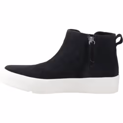 ) TOMS Verona Mid Leather Women's Black Boots - Black, 4 (Adults'