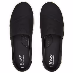 ) TOMS Verona Textile Women's Black Trainers - Black, 5 (Adults'