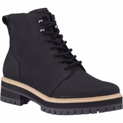 ) TOMS Wylder Leather Women's Black Boots - Black, 7 (Adults'