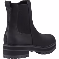 ) TOMS Bennet Leather Women's Black Boots - Black, 8 (Adults'