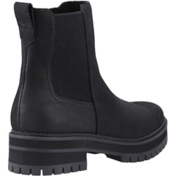 ) TOMS Bennet Leather Women's Black Boots - Black, 8 (Adults'