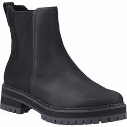 ) TOMS Bennet Leather Women's Black Boots - Black, 7 (Adults'