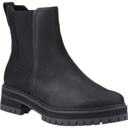 ) TOMS Bennet Leather Women's Black Boots - Black, 7 (Adults'