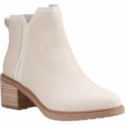 ) TOMS Hailey Leather Women's Beige Boots - Brown, 6 (Adults'