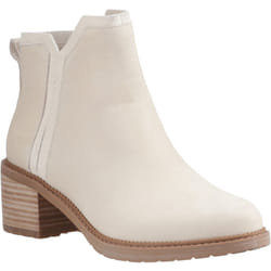 ) TOMS Hailey Leather Women's Beige Boots - Brown, 6 (Adults'