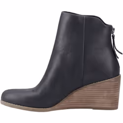 ) TOMS Casey Leather Women's Black Boots - Black, 8 (Adults'