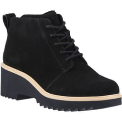 ) TOMS Maude Leather Women's Black Boots - Black, 8 (Adults'