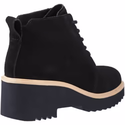 ) TOMS Maude Leather Women's Black Boots - Black, 5 (Adults'
