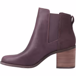 ) TOMS Evelyn Leather Women's Plum Boots - Red, 8 (Adults'