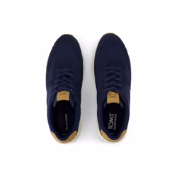) TOMS TRVL LITE Retro Leather Men's Navy Trainers - Blue, 9 (Adults'