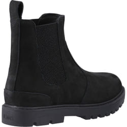 ) TOMS Griffin Leather Men's Black Boots - Black, 7 (Adults'
