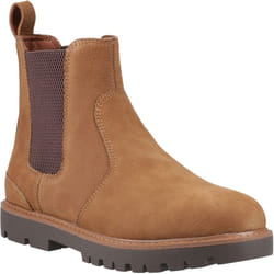 ) TOMS Griffin Leather Men's Brown Boots - Brown, 7 (Adults'