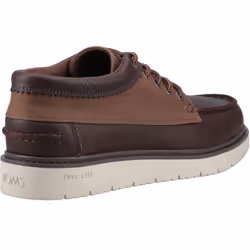 ) TOMS TRVL Lite Forrest Leather Men's Brown Lace-Up Shoes - Brown, 9 (Adults'