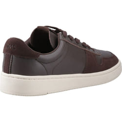 ) TOMS TRVL Lite Court Leather Men's Brown Trainers - Brown, 11 (Adults'