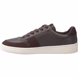 ) TOMS TRVL Lite Court Leather Men's Brown Trainers - Brown, 8 (Adults'