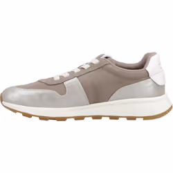 ) TOMS TRVL Lite Retro Leather Women's Silver Trainers - Silver, 4 (Adults'
