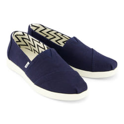 ) TOMS Alpargata Plus Jute Women's Navy Espadrilles - Blue, 4 (Adults'
