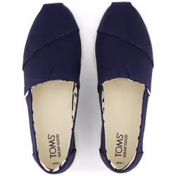 ) TOMS Alpargata Plus Jute Women's Navy Espadrilles - Blue, 7 (Adults'