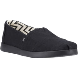 ) TOMS Alpargata Plus Jute Women's Black/Black Espadrilles - Black, 6 (Adults'