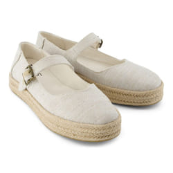 ) TOMS Carolina Mary Jane Nylon Women's Natural Espadrilles - Not Specified, 7 (Adults'