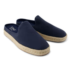 ) TOMS Santiago Mule Leather Men's Navy Mules - Blue, 12 (Adults'