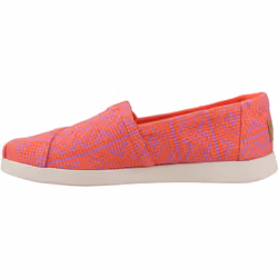 ) TOMS Alpargata Plus 100% Cotton Women's Flame Espadrilles - Red, 4 (Adults' - Additional view 4