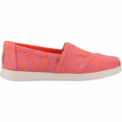 ) TOMS Alpargata Plus 100% Cotton Women's Flame Espadrilles - Red, 4 (Adults' - Additional view 5