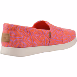 ) TOMS Alpargata Plus 100% Cotton Women's Flame Espadrilles - Red, 6 (Adults'