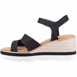 ) TOMS Darya Polyester Women's Black Sandals - Black, 5 (Adults' - Additional view 4