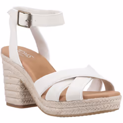 ) TOMS Majorca Strappy Leather Women's Light Sand Sandals - Cream, 8 (Adults'