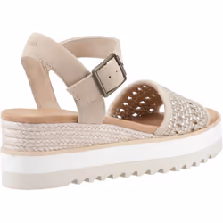 ) TOMS Diana Leather Women's Champagne Sandals - Brown, 8 (Adults'