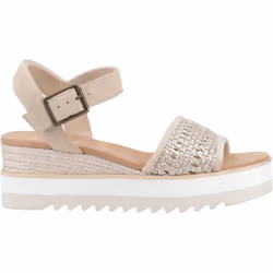 ) TOMS Diana Leather Women's Champagne Sandals - Brown, 8 (Adults' - Additional view 5