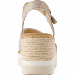 ) TOMS Darya Leather Women's Champagne Sandals - Brown, 8 (Adults'