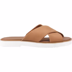 ) TOMS Mae Crossover Leather Women's Brown Sandals - Brown, 7 (Adults' - Additional view 5