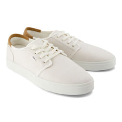 ) TOMS Carlo 2.0 Textile Men's White Trainers - White, 9 (Adults'