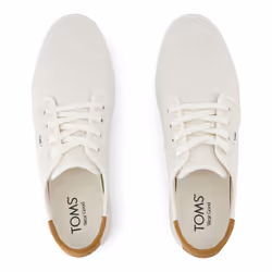 ) TOMS Carlo 2.0 Textile Men's White Trainers - White, 9 (Adults'