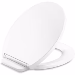 Kohler K273320 Glissade ReadyLatch Quiet Close Round Toilet Seat White