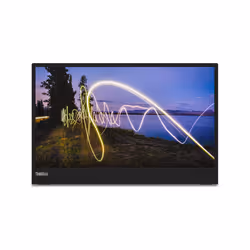 Lenovo ThinkVision M15, 39.6 cm (15.6"), 1920 x 1080 pixels, Full HD, LED, 14 ms, Black