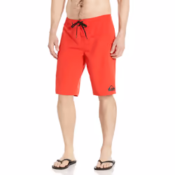 Quiksilver Mens Standard Everyday 22 Inch Boardshort Swim Trunk Bathing Suit Quik RED 32