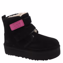 UGG Unisex-Child Neumel Platform Boot  Black  2