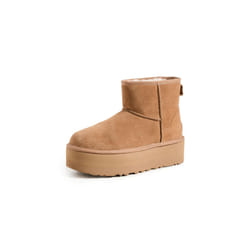 UGG Women's Classic Mini Platform Boot  Chestnut  9
