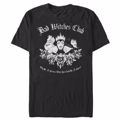Disney Big & Tall Villains Bad Witch Club Men's Tops Short Sleeve Tee