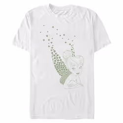 Disney Big & Tall Tinkerbell Tink Clovers Men's Tops Short Sleeve Tee