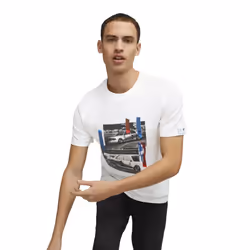 PUMA Men's Standard BMW M Motorsport Graphic Tee White 23 XX-Large