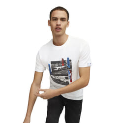 PUMA Men's Standard BMW M Motorsport Graphic Tee  White 23  XX-Large