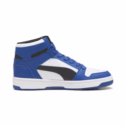 PUMA Men's REBOUND LAYUP Sneaker  PUMA White-PUMA Black-Clyde Royal  10.5